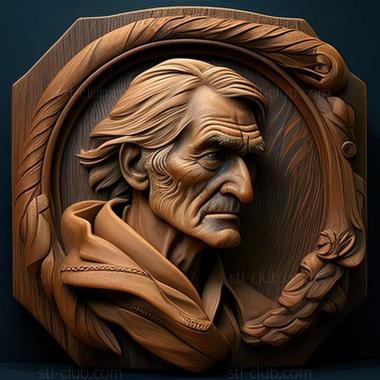 3D model William Sidney Mount American artist (STL)